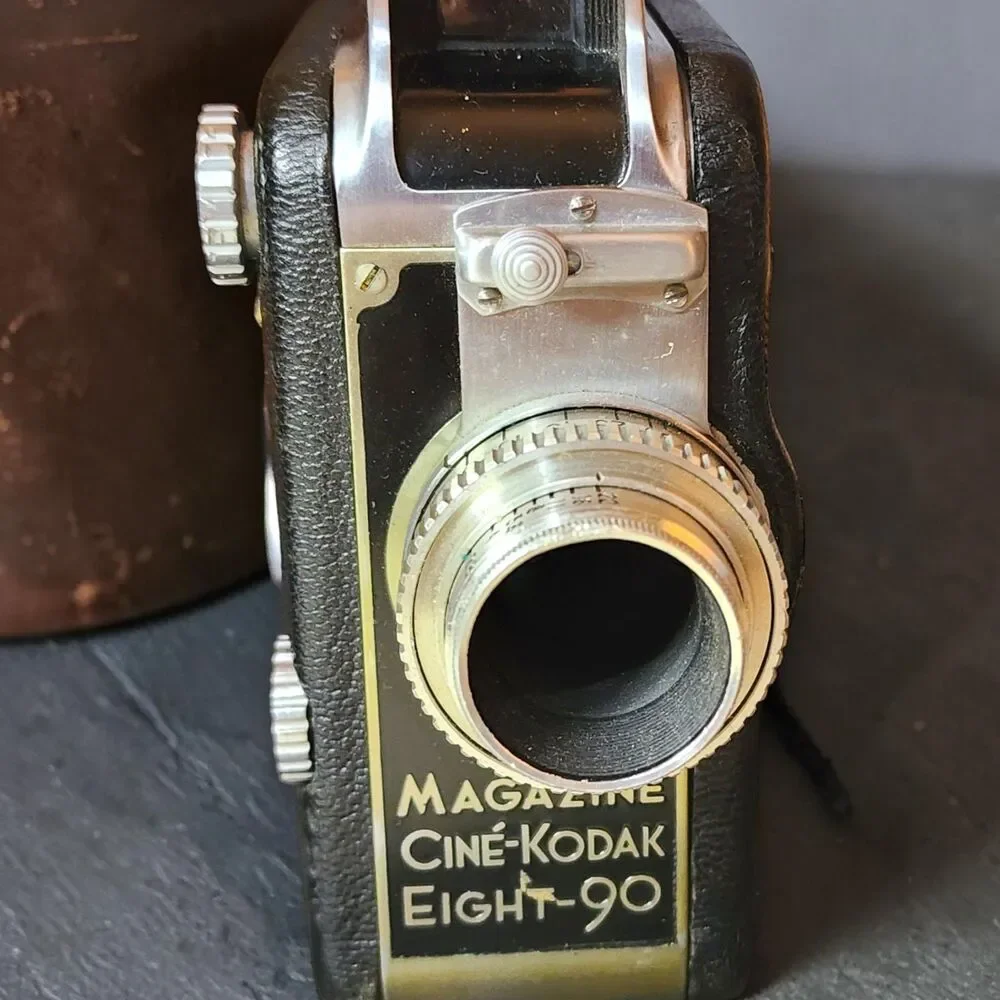 Vintage Kodak Magazine Cine-Kodak Eight-90 8mm Movie Camera Case Film Magazine